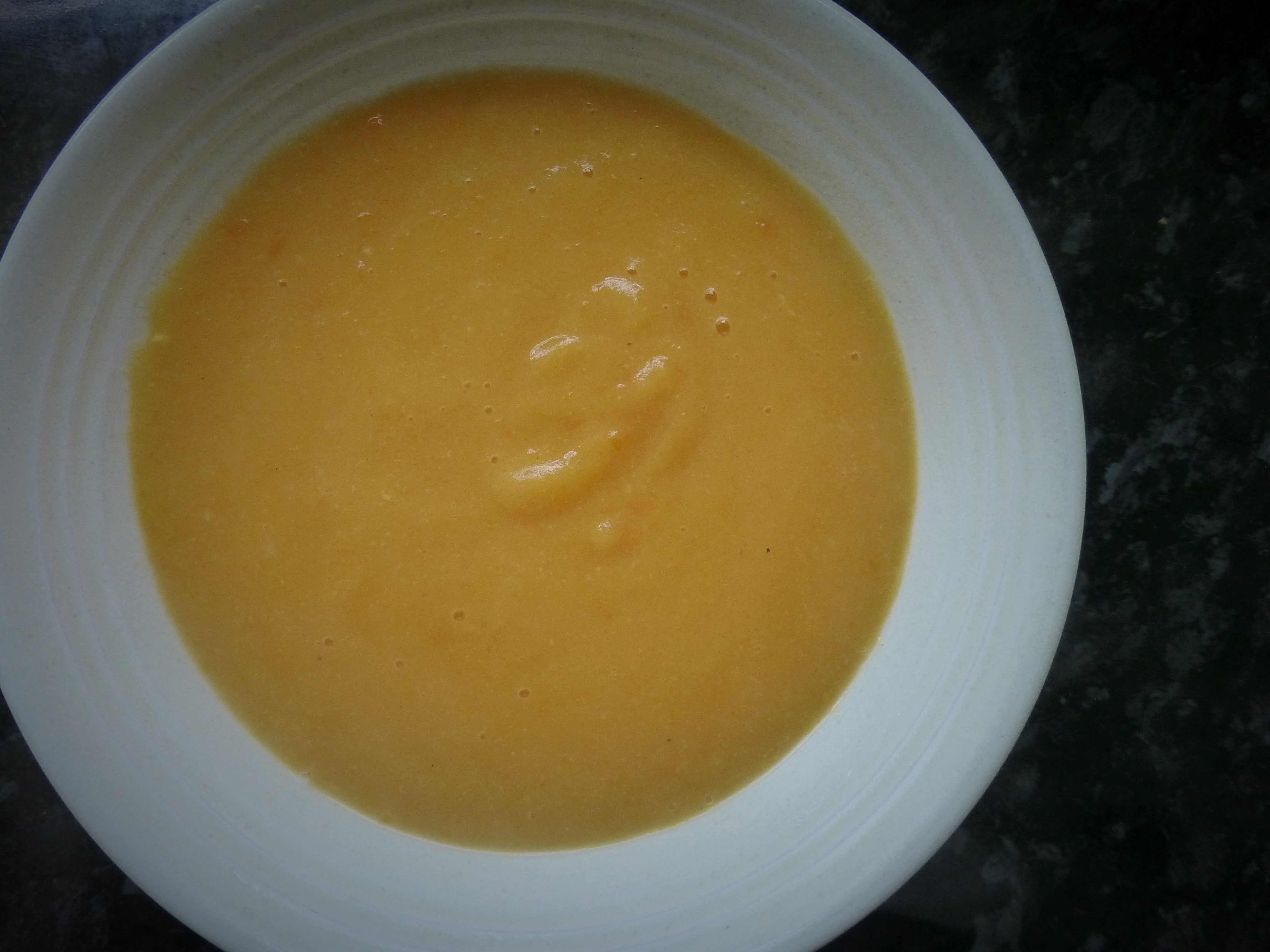 gluten free carrot and potato soup